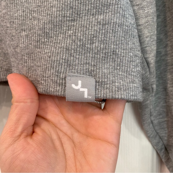 Joy Lab Gray Women’s Cropped Zip Up Sweatshirt Hoodie XL Stretch - Picture 4 of 11